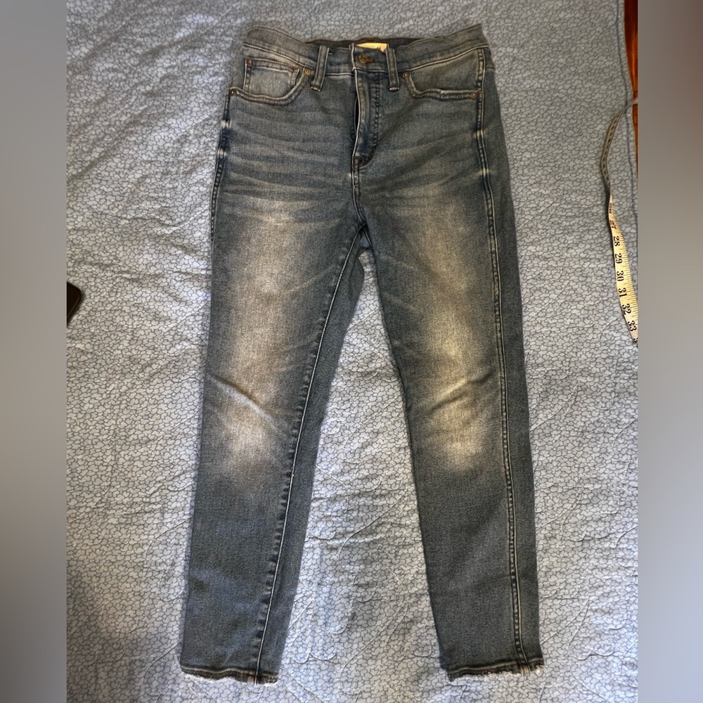 Madewell High Rise Skinny Crop Jeans Size 27